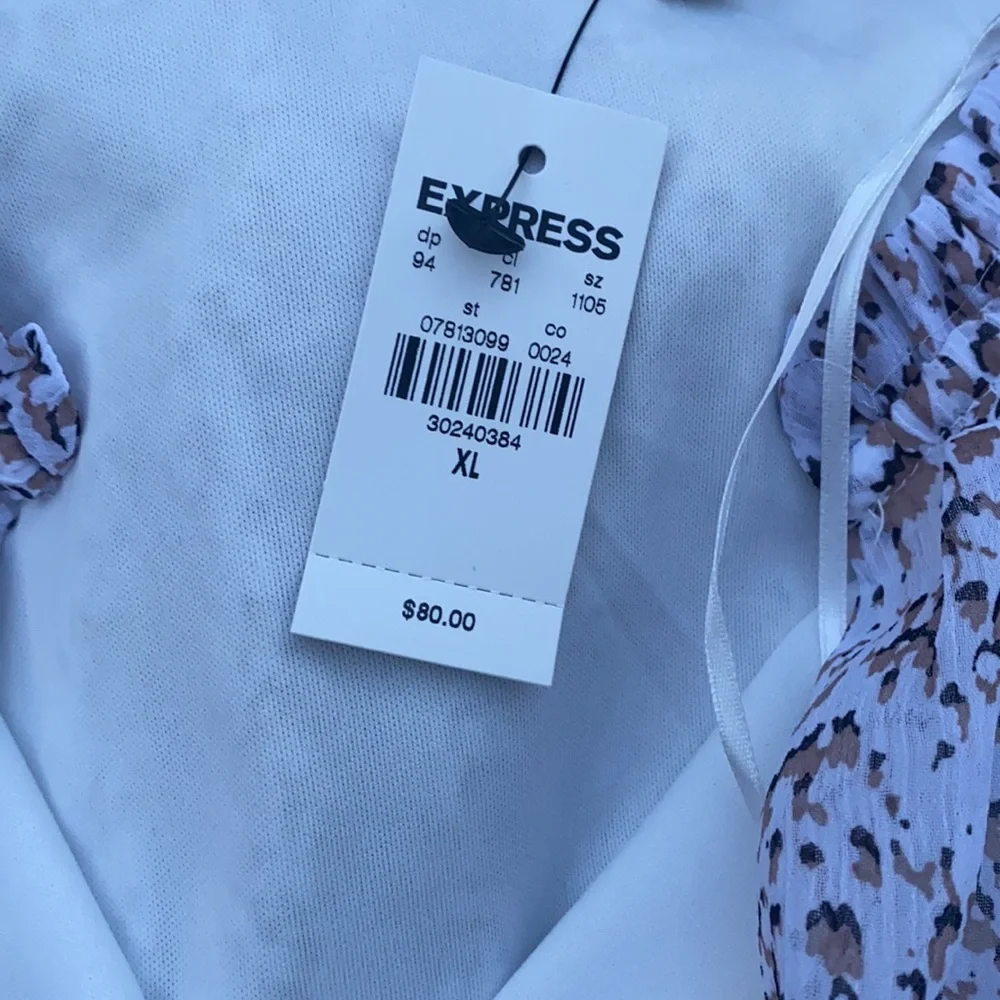 Animal Print Trapeze Tiered Dress - Picture 4 of 7